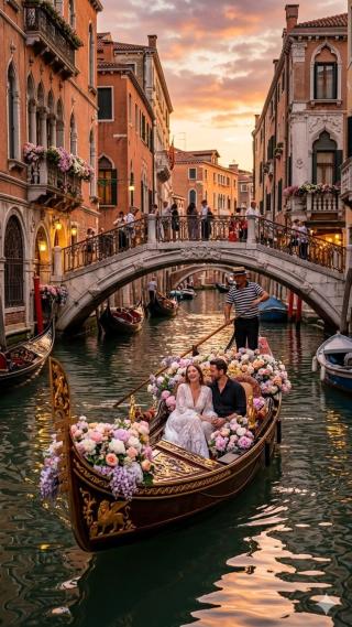 Italy Honeymoon Tour Package from India – Romantic Venice, Rome, Florence & Amalfi Coast | E Tour Partner